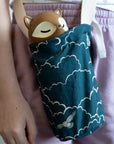 [Pre-order] Terra by Amelie Mancini - Owls Cotton Linen Canvas - Navy