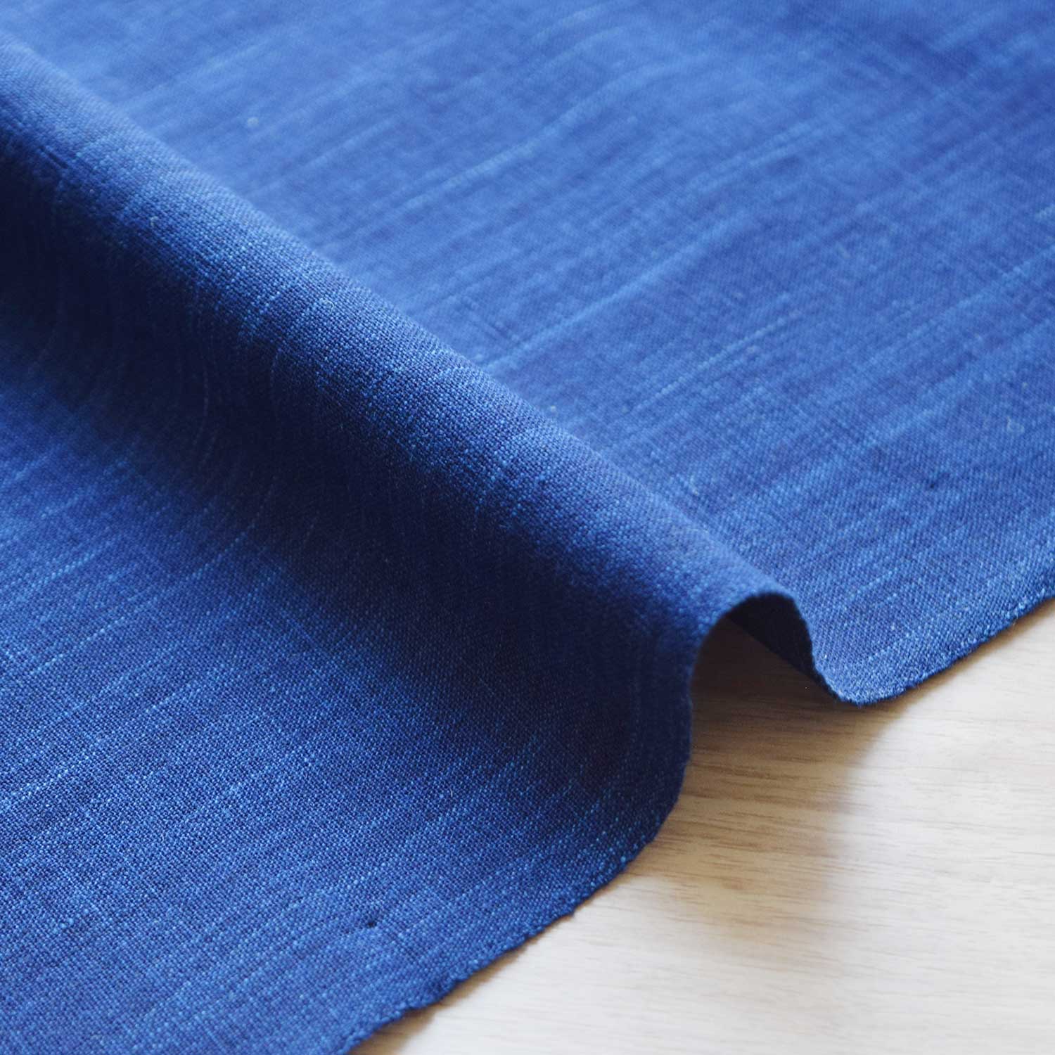 Natural Indigo Yarn-dyed Cotton Solid [15&quot; Width] TMF-015-1