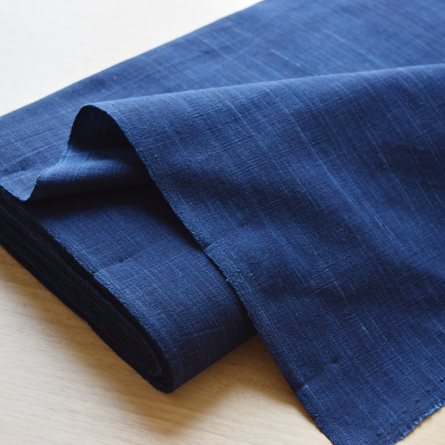 Natural Indigo Yarn-dyed Cotton Solid [15&quot; Width] TMF-015-1