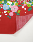 [Kokka Lifestyle] Floral Prints Furoshiki - Rose