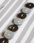 4nov Shell Buttons [Flat Round Black x White / 13mm] TPS-1325-1