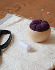 Hiro Wood Cup Pincushion