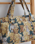 Teddy Bear Brushed Cotton Linen Canvas YGA-86010-1