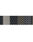 echino Geometric Panels Canvas - Grey
