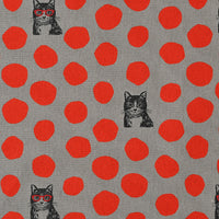 [Fabric Sample] echino Cat Cotton Linen Canvas EYX-90000-900