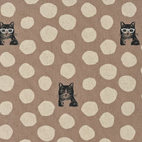 [Fabric Sample] echino Cat Cotton Linen Canvas EYX-90000-900