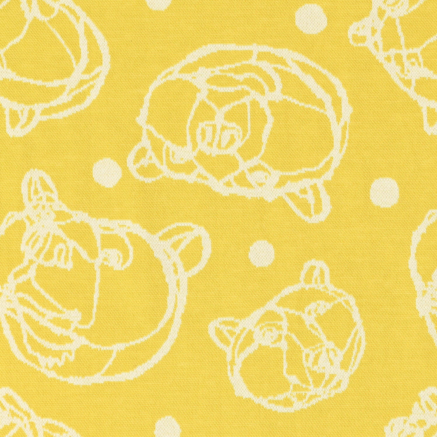 +HAyU Bear Cotton Knit Jacquard