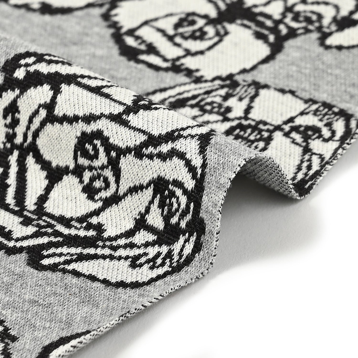 HAyU Dog Cotton Knit Jacquard | Kokka Fabrics