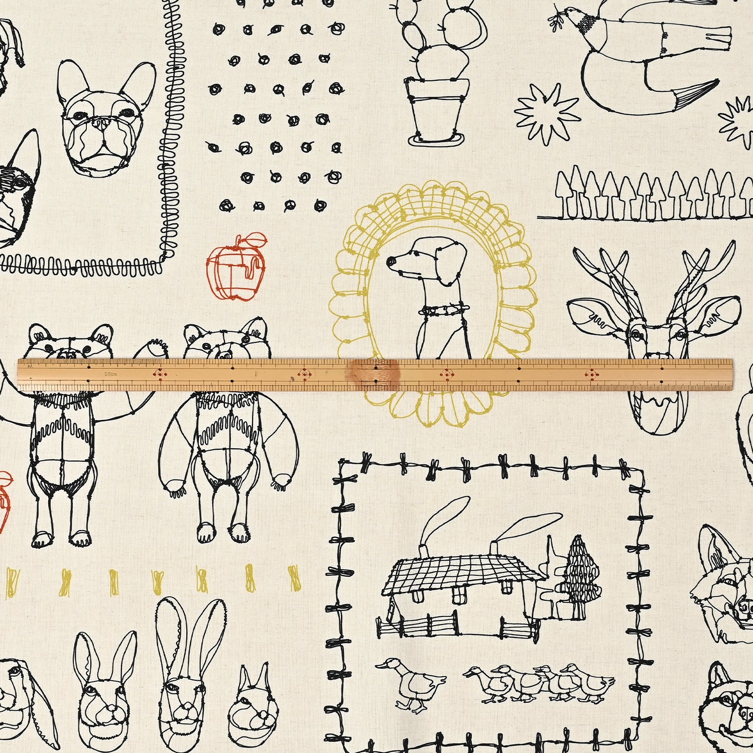 +HAyU Pathwork Cotton Linen Canvas