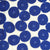 MUDDY WORKS Mini Anpan Cotton Double Gauze - White x Blue