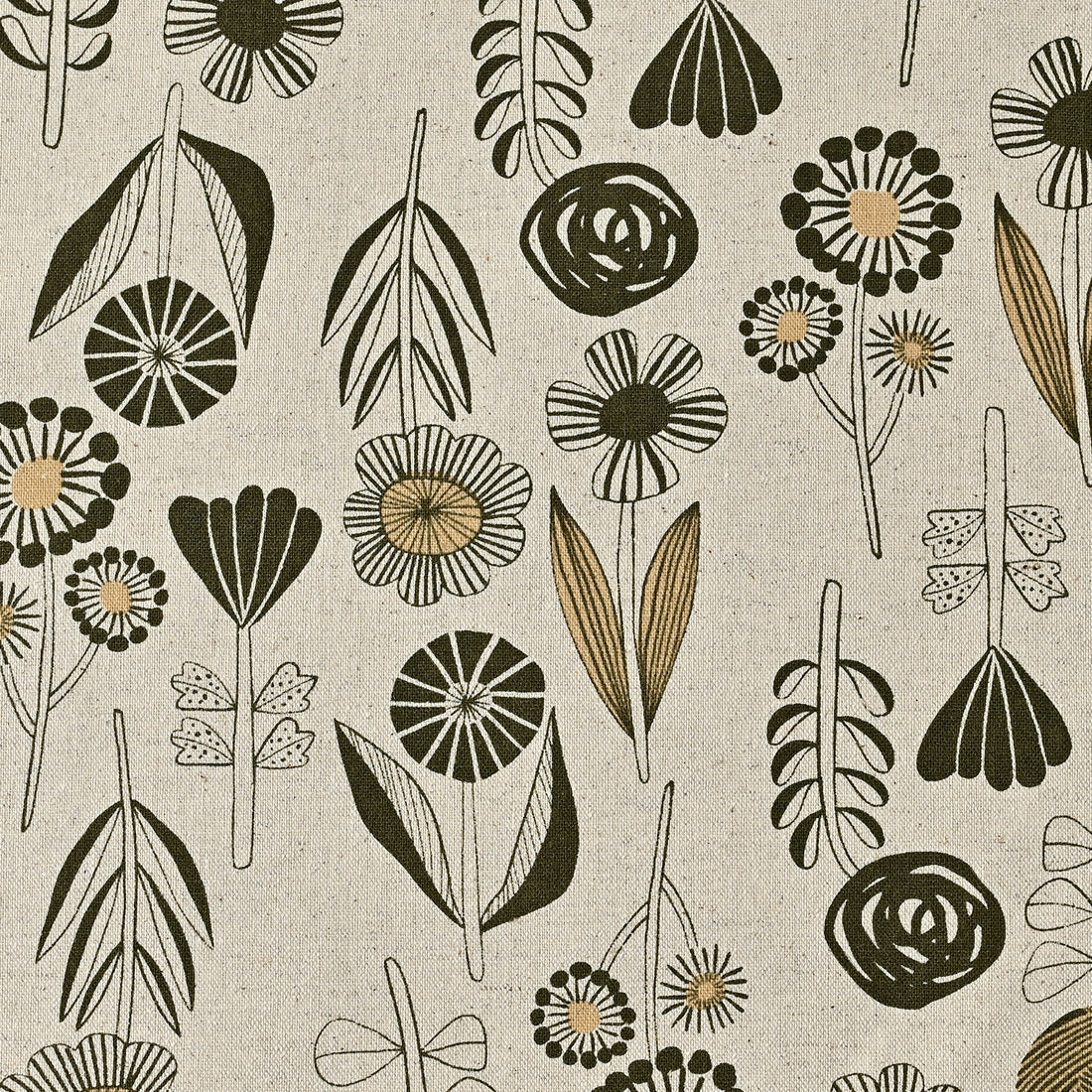 Bloom by Bookhou - Flower Cotton Linen Canvas EKX-1400-2