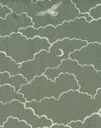 [Pre-order] Terra by Amelie Mancini - Owls Cotton Linen Canvas - Light Grey