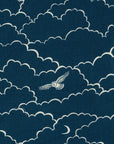 [Pre-order] Terra by Amelie Mancini - Owls Cotton Linen Canvas - Navy