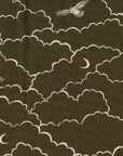 [Pre-order] Terra by Amelie Mancini - Owls Cotton Linen Canvas - Khaki Brown