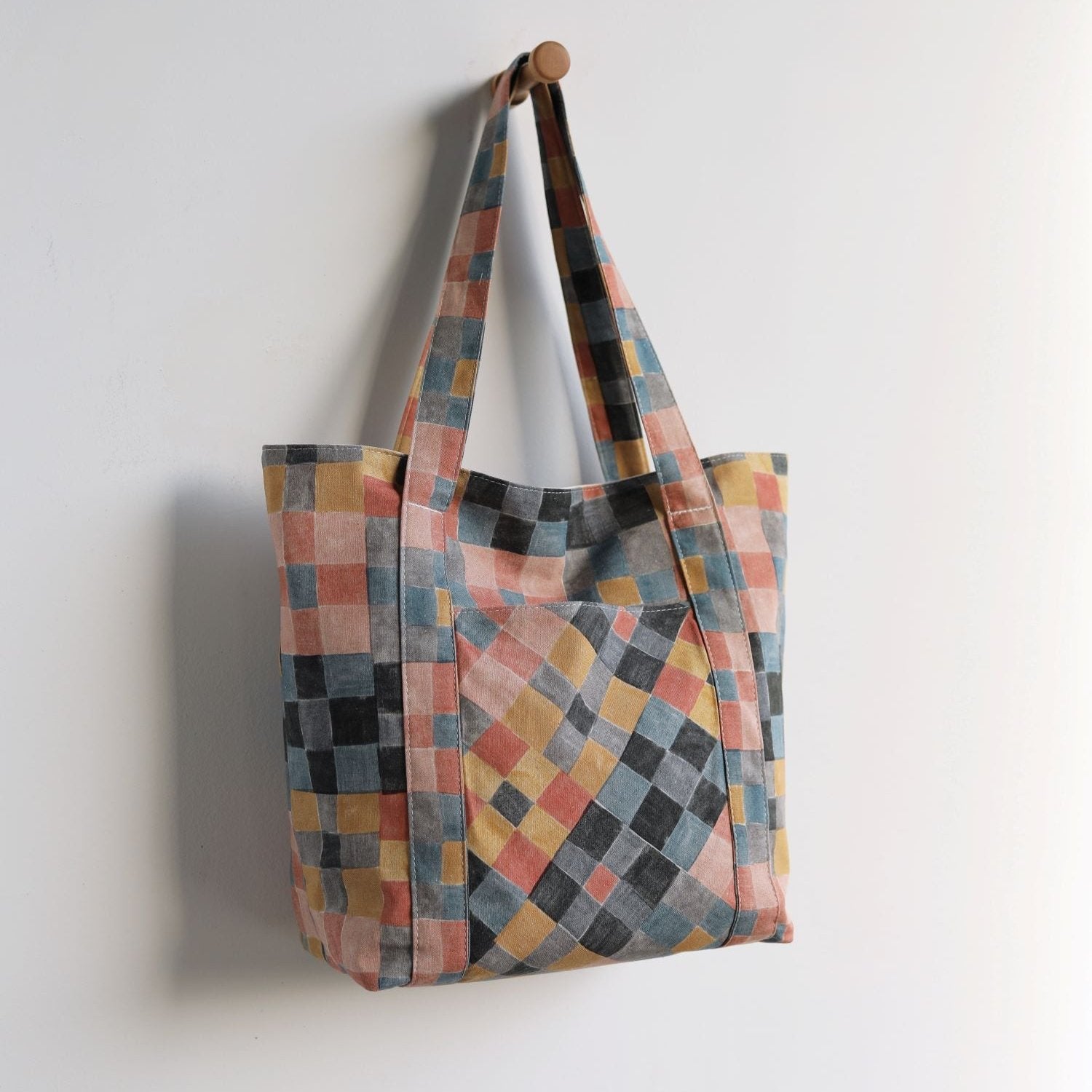 [Pre-order Item: Expected Shipment April 2025]  Gather by Bookhou - Geometric Cotton Linen Canvas EKX-1420-3