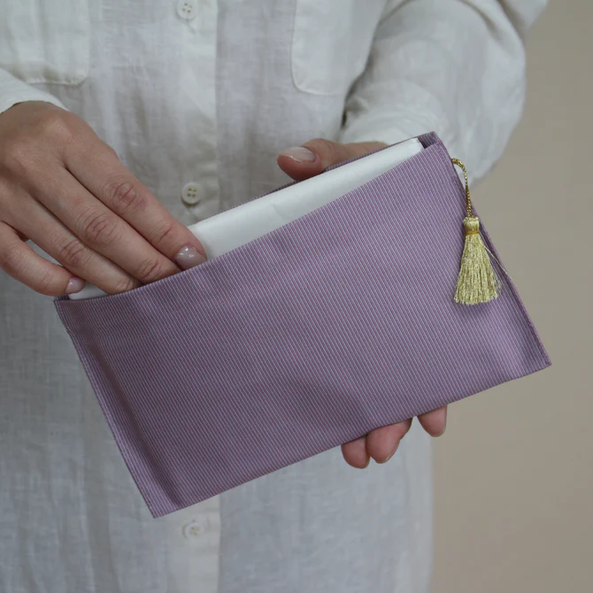 [Kokka Lifestyle] Woven Flat Pouch M