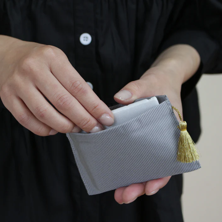 [Kokka Lifestyle] Woven Flat Pouch S