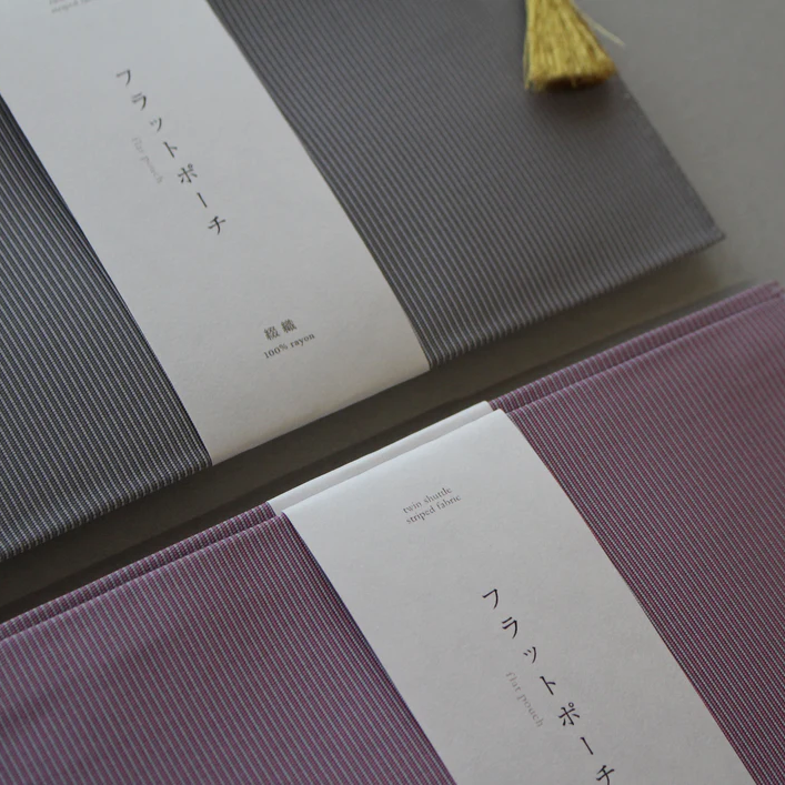 [Kokka Lifestyle] Woven Flat Pouch M