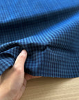 [Fabric Sample] Natural Indigo Yarn-dyed Cotton TMF-001-1