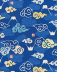 Mt Fuji and Clouds Cotton Dobby Cloth YGA-89040-2