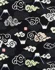 Mt Fuji and Clouds Cotton Dobby Cloth YGA-89040-2