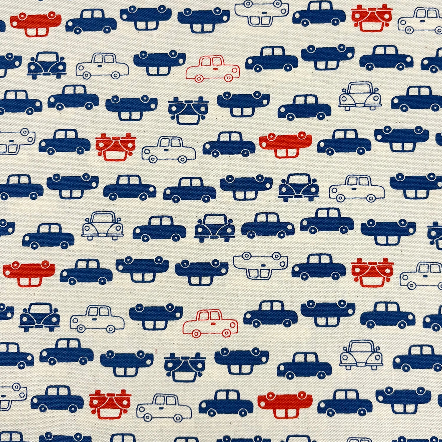 Simply Palette Car Prints Cotton Oxford