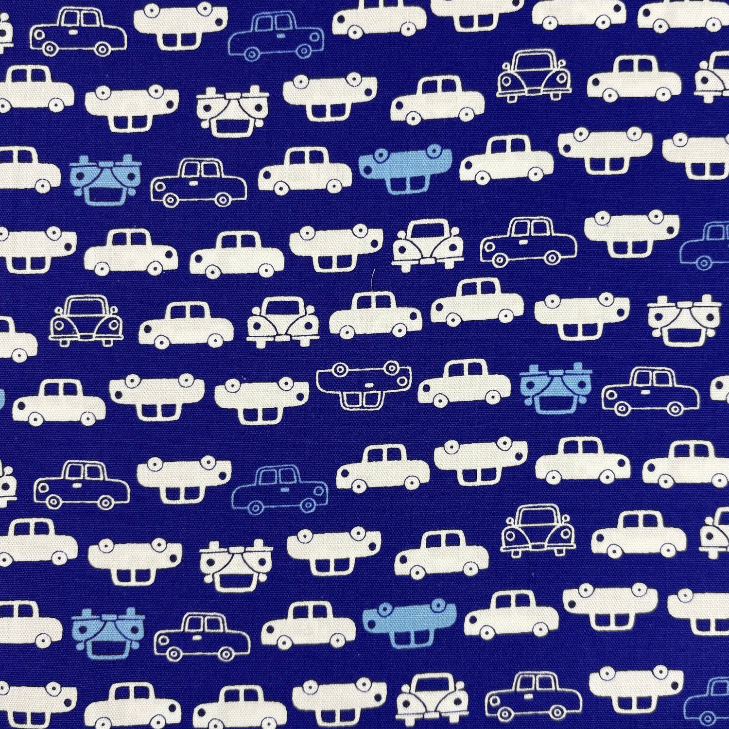 Simply Palette Car Prints Cotton Oxford
