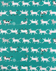 Simply Palette Cat Prints Cotton Oxford