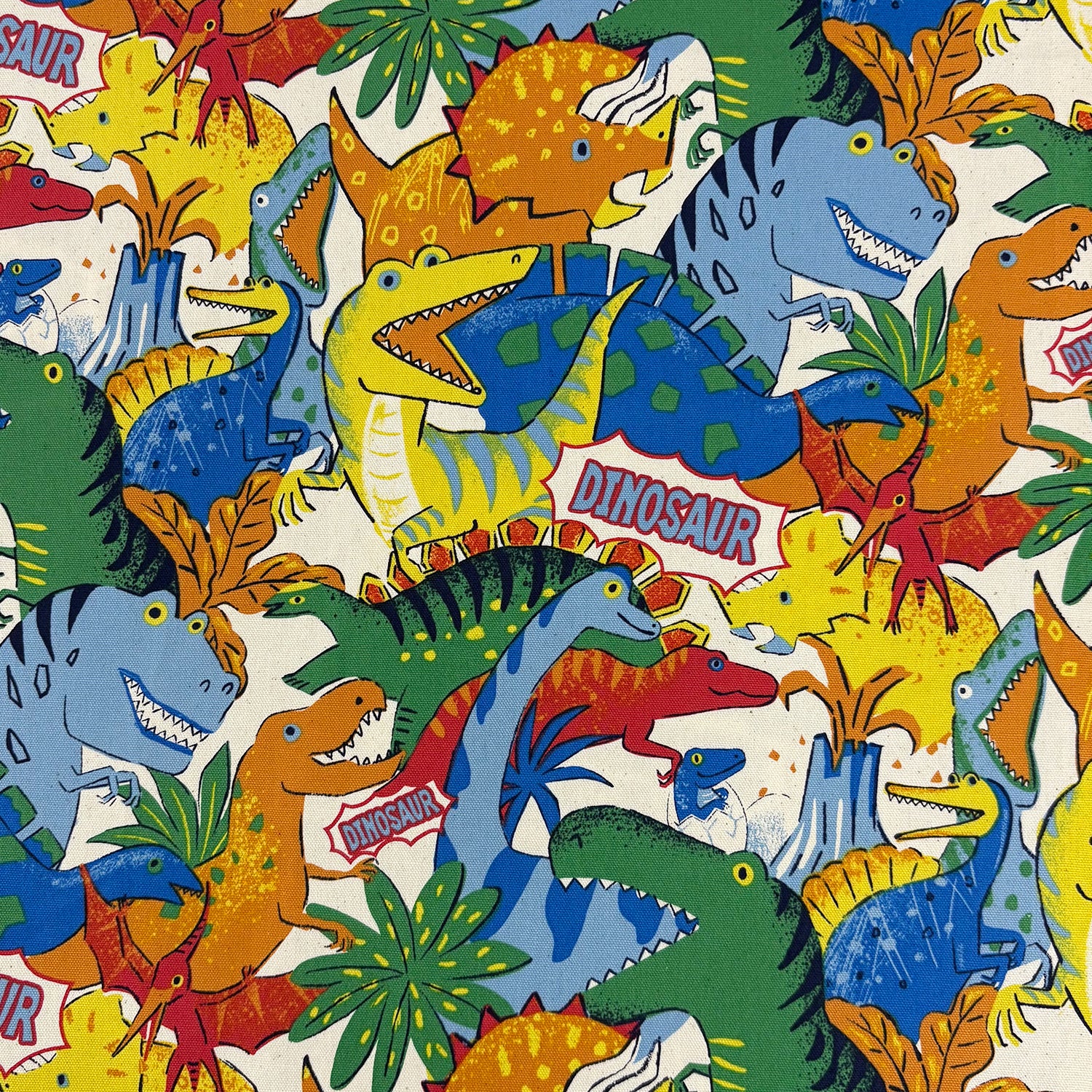 Powerful Animal Dinos Cotton Oxford YGA-89000-2