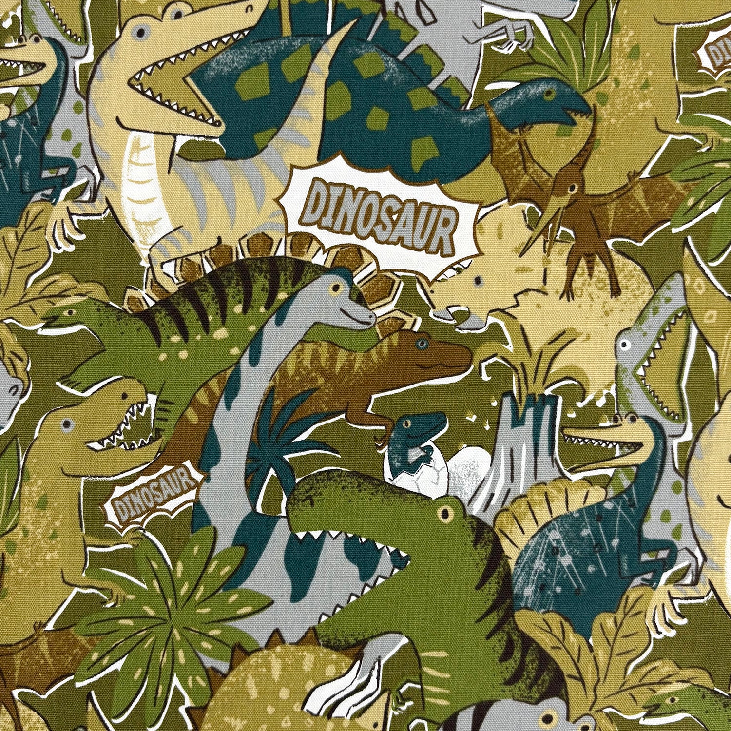 Powerful Animal Dinos Cotton Oxford YGA-89000-2