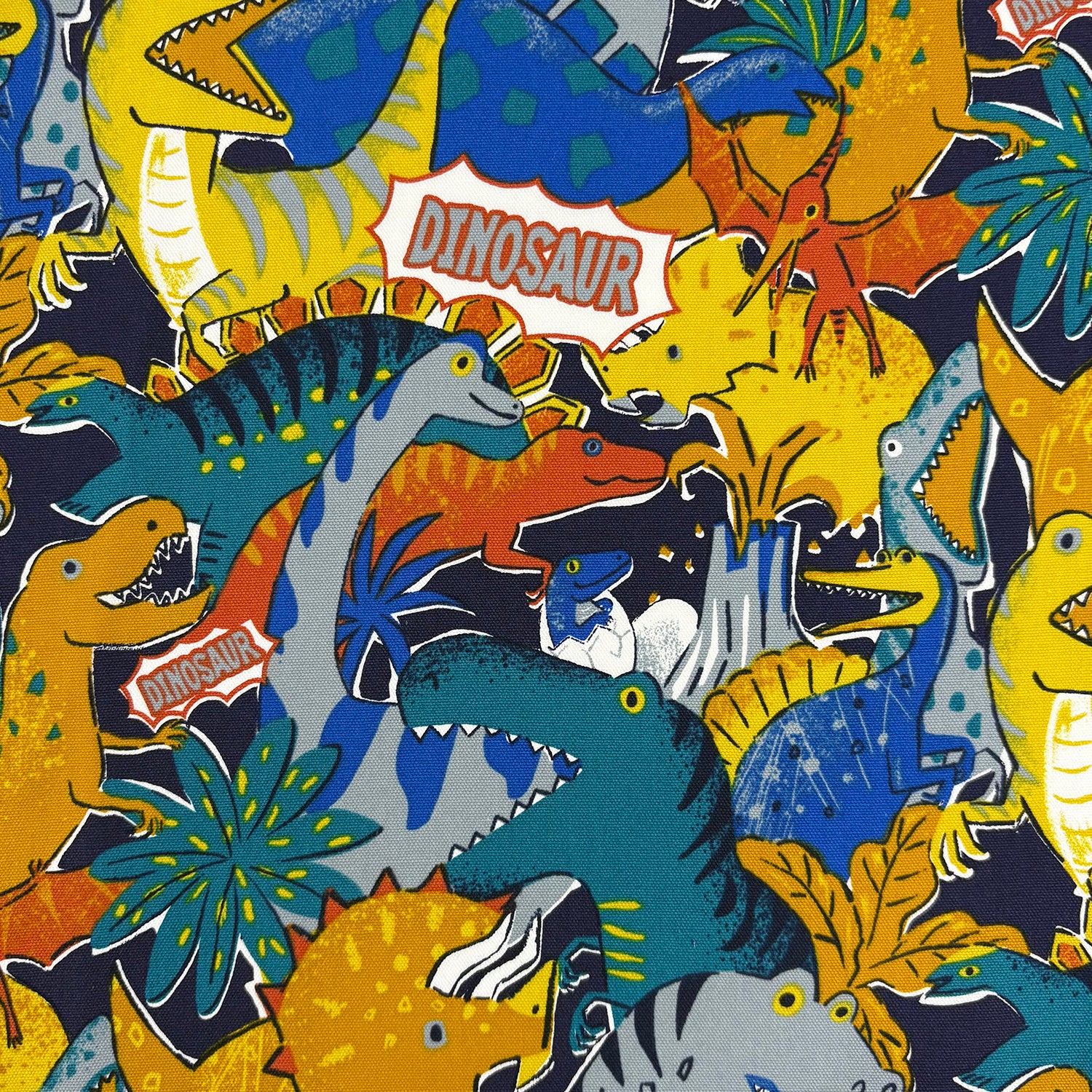 Powerful Animal Dinos Cotton Oxford YGA-89000-2