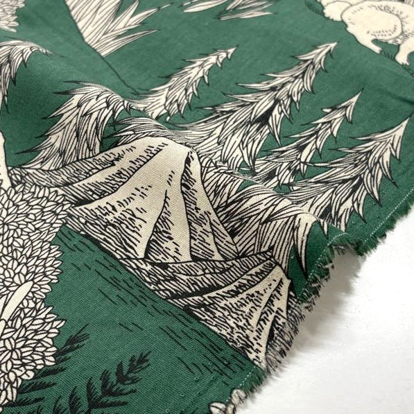Marble SUD Forest Cotton Linen Sheeting EGX-8502-3