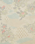 Peony Kasuri Sazanka Cross Dobby Cloth - White Beige