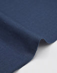Cotton Linen Sheeting - Navy