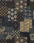 [Fabric Sample] Patchwork Print Cotton Slub Fabric