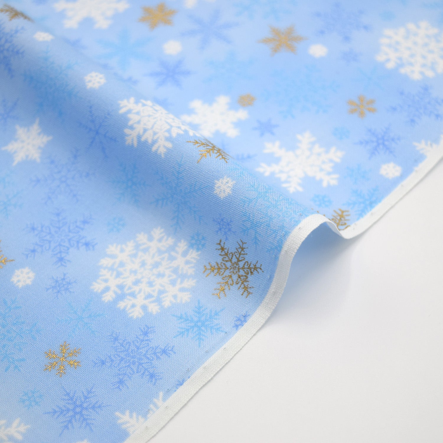 [Fabric Sample] Snowflake Cotton Shirting