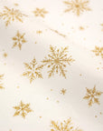 [Fabric Sample] Glittery Snowflake Cotton Shirting