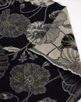 Poppy Cotton Knit Jacquard - Black