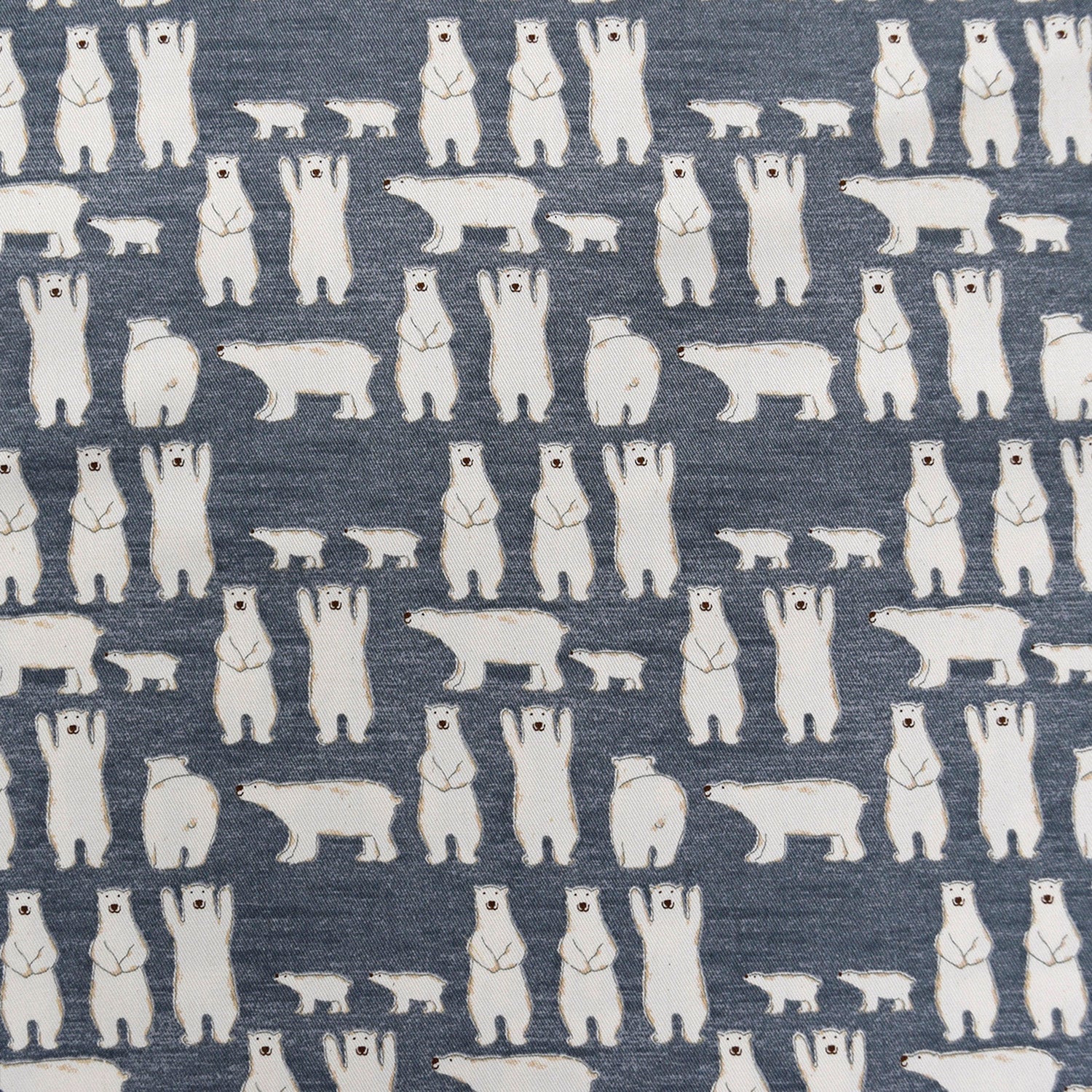 [Fabric Sample] Polar Bears Cotton Twill