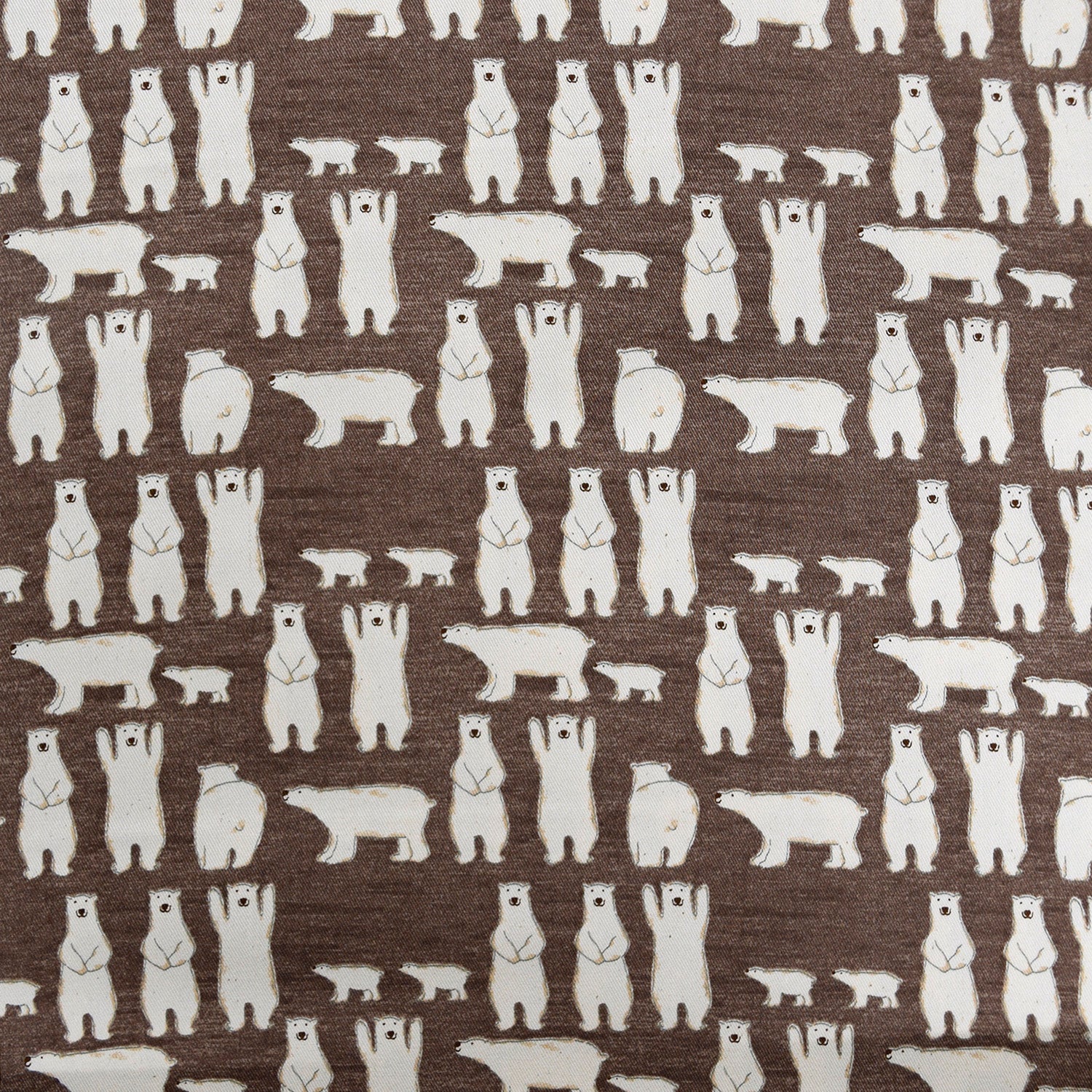 [Fabric Sample] Polar Bears Cotton Twill