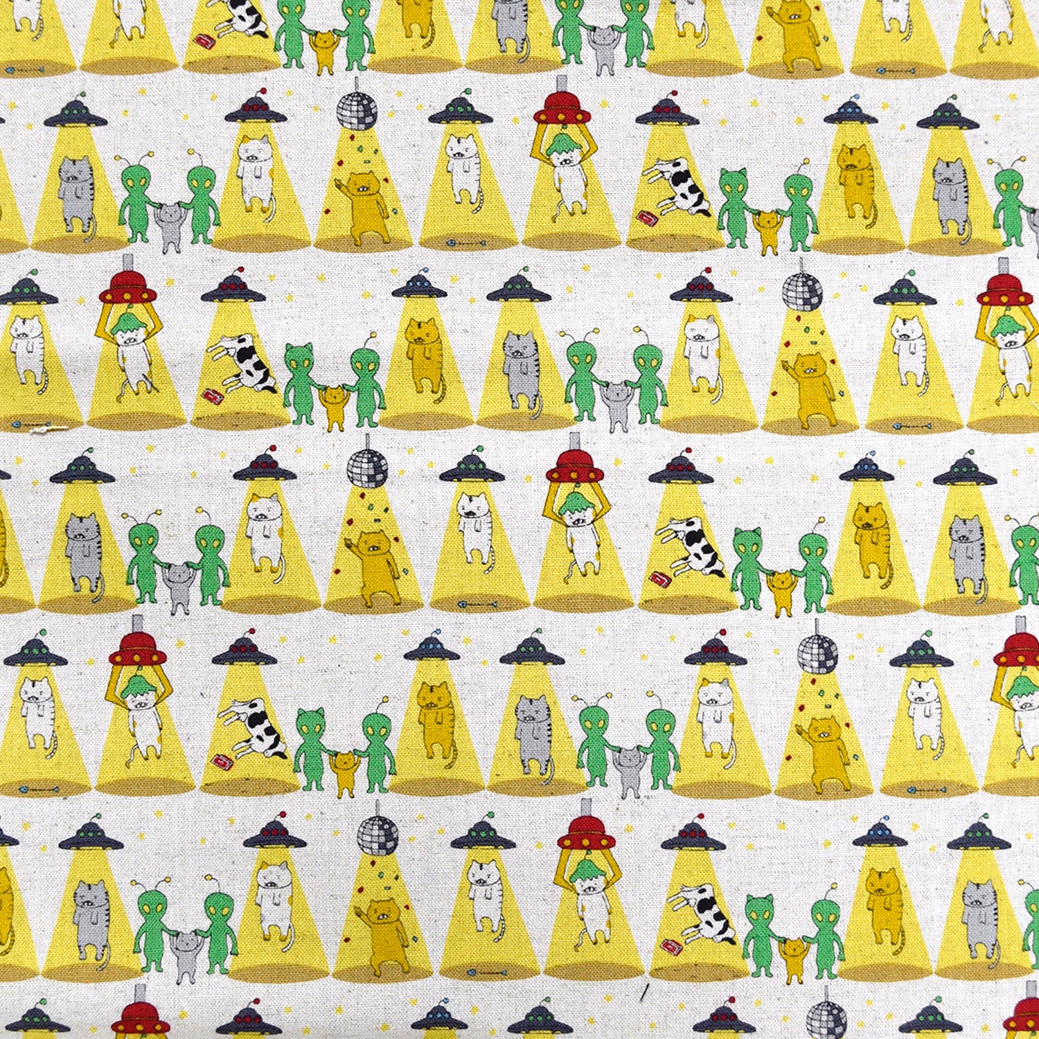 Catnapped Cotton Linen Canvas - Ecru