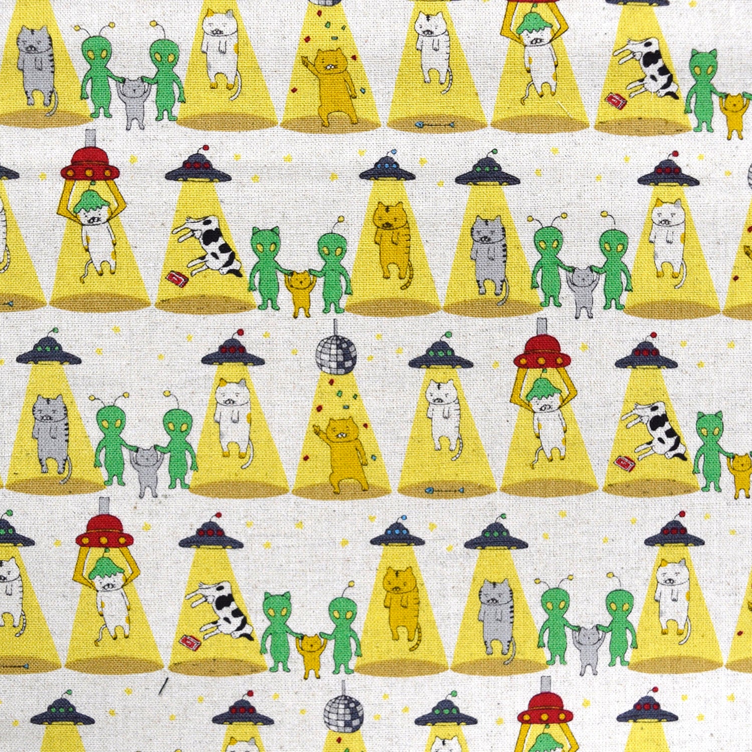 Catnapped Cotton Linen Canvas - Ecru