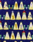 Catnapped Cotton Linen Canvas - Navy