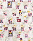 Pop Cat Cotton Canvas - Ivory