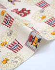 Pop Cat Cotton Canvas - Ivory