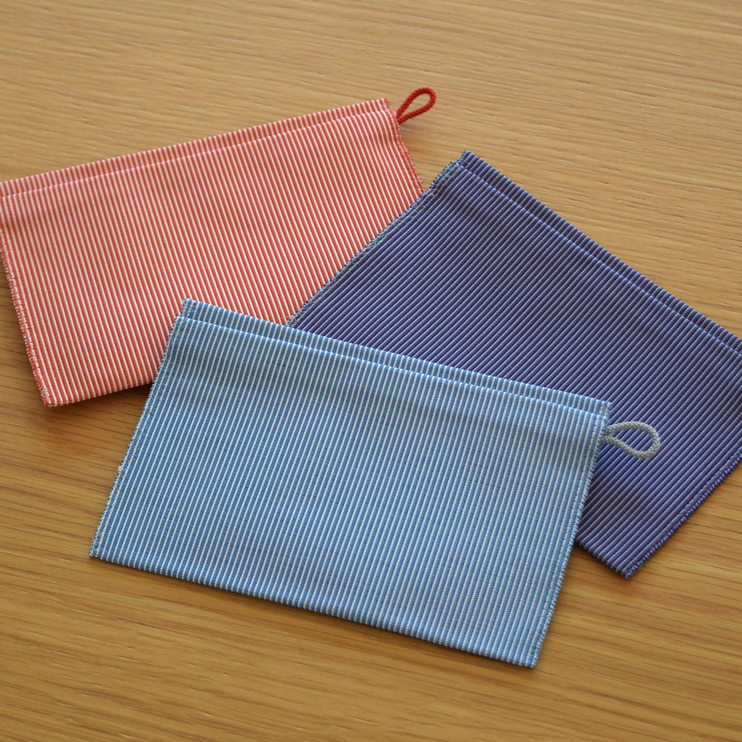 [Kokka Lifestyle] Upcycled Woven Flat Pouch S