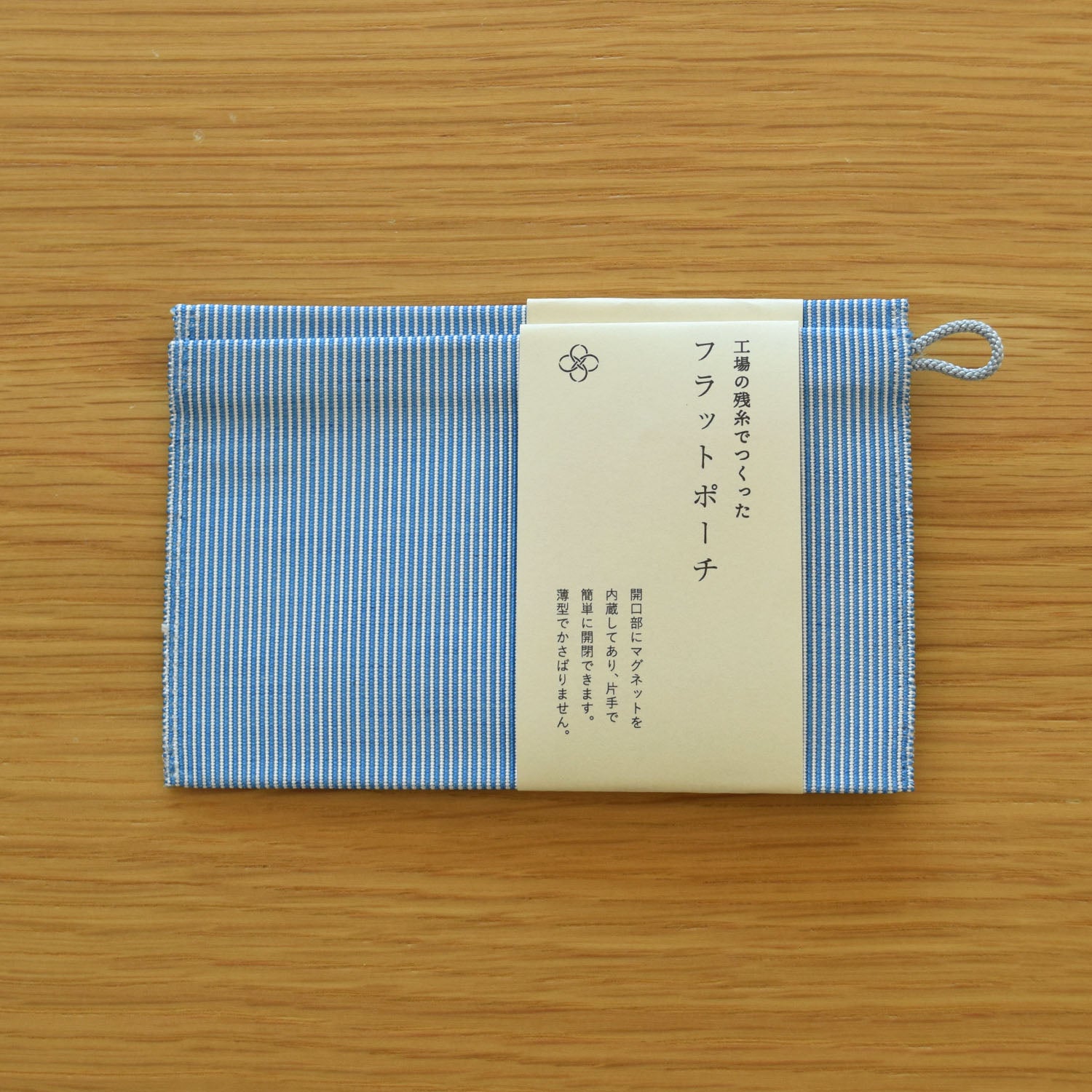 [Kokka Lifestyle] Upcycled Woven Flat Pouch S