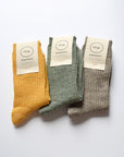 [Kokka Lifestyle] Linen Ribbed Socks