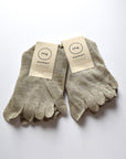 [Kokka Lifestyle] Silk Linen Five Fingers Socks