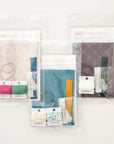 Sashiko Coaster Kit - Pale Grey [English Instructions]